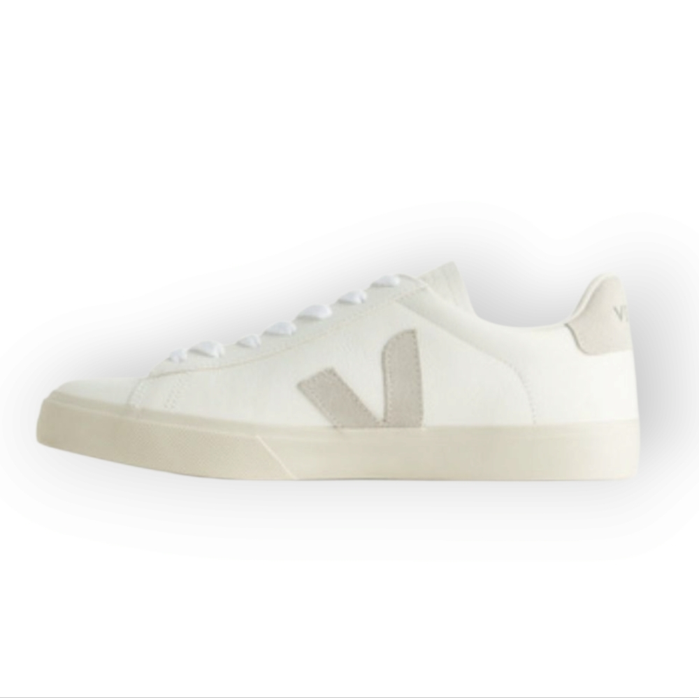Veja White and Cream Sneakers
